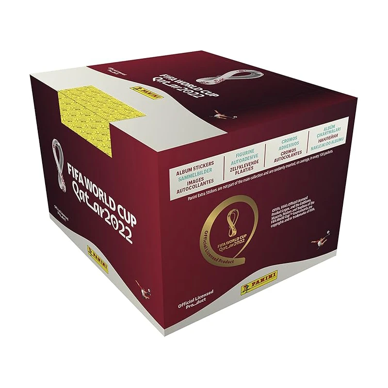 Фото Panini FIFA World Cup QATAR 2022 ALBUM BOX 50 упаковок, 5 наклеек в упаковке №3
