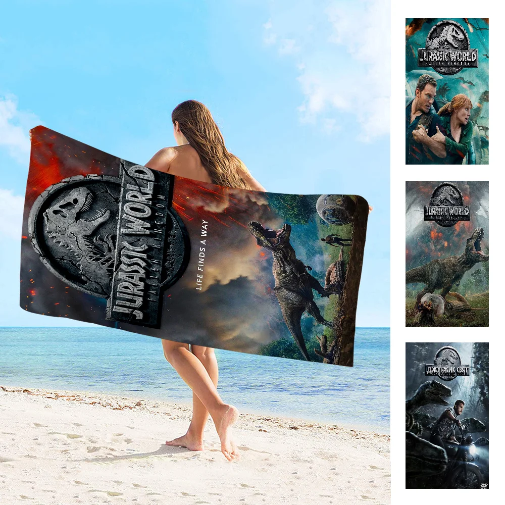 J-Jur-assic-Worlds мультяшное пляжное полотенце милый кавайный декор комнаты для ванны