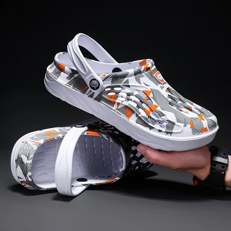 

Summer Men Fashion Sandals Casual Shoes 2021 Breathable Soft Sole Outdoor Beach Shoe Slip-on Casual Sandals Fashion Men Slippers