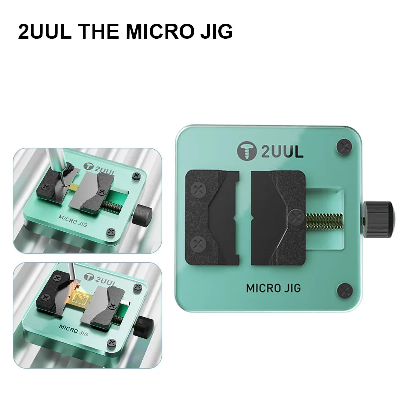 

2UUL Micro Jig держатель Универсальный чип мини-приспособление BGA стеклянный держатель для телефона материнская плата NAND ЦП IC чистящий зажим