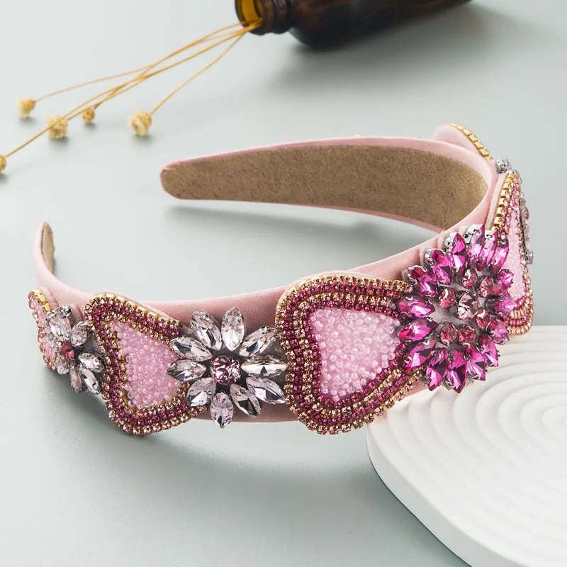 Роскошная повязка на голову Стразы в стиле барокко модные аксессуары для волос