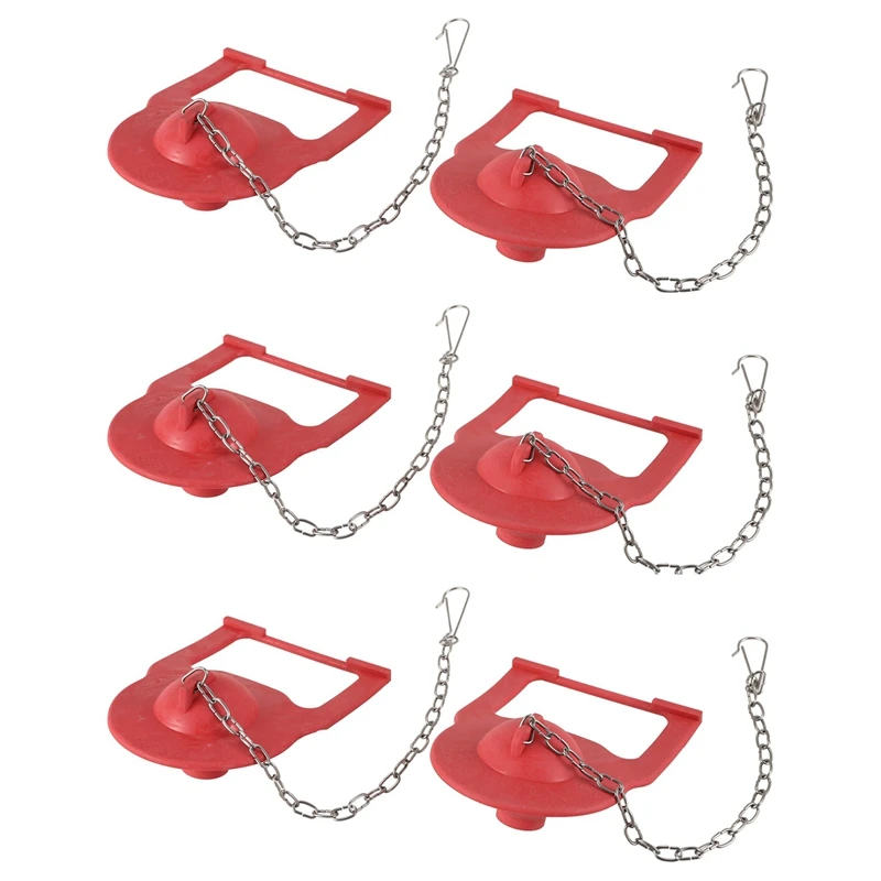 

HOT SALE 6 PCS 2 Inch Toilet Flapper For Kohler Shark-Fin Flapper Replacement Kit, Replace For Kohler Toilet Part 84138, 84314