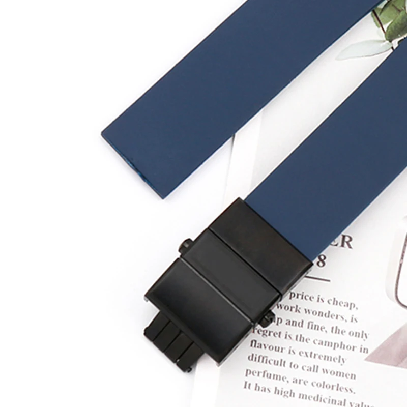 Rubber watch band suitable for Athens Nautical 1183 Diving series 25*12mm unisex watch accessories