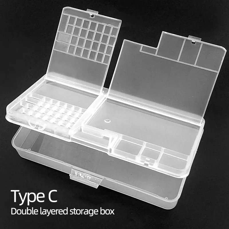 

Пластиковый органайзер для электронных компонентов