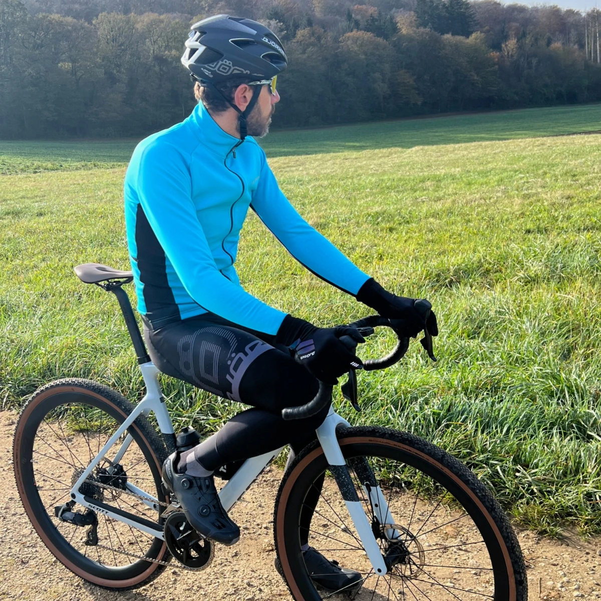 Новая мужская велосипедная майка BJO RKA # 5-красочные зимние флисовые велосипедные