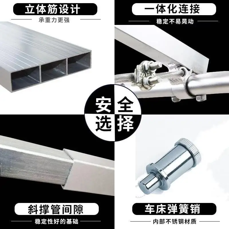 Складной табурет для лошади из алюминиевого сплава портативный