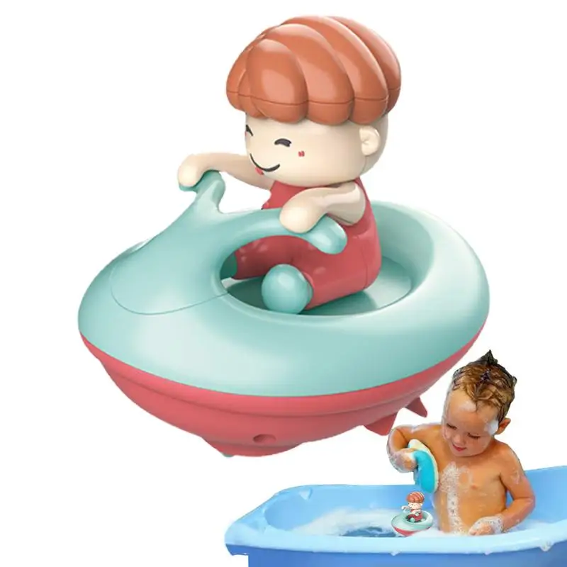 

Плавающая заводная лодка, скоростная лодка для ванны, игрушка для ванны, портативная плавающая лодка для ванны, игрушки для малышей, водные игрушки, подарок на день рождения для мальчиков