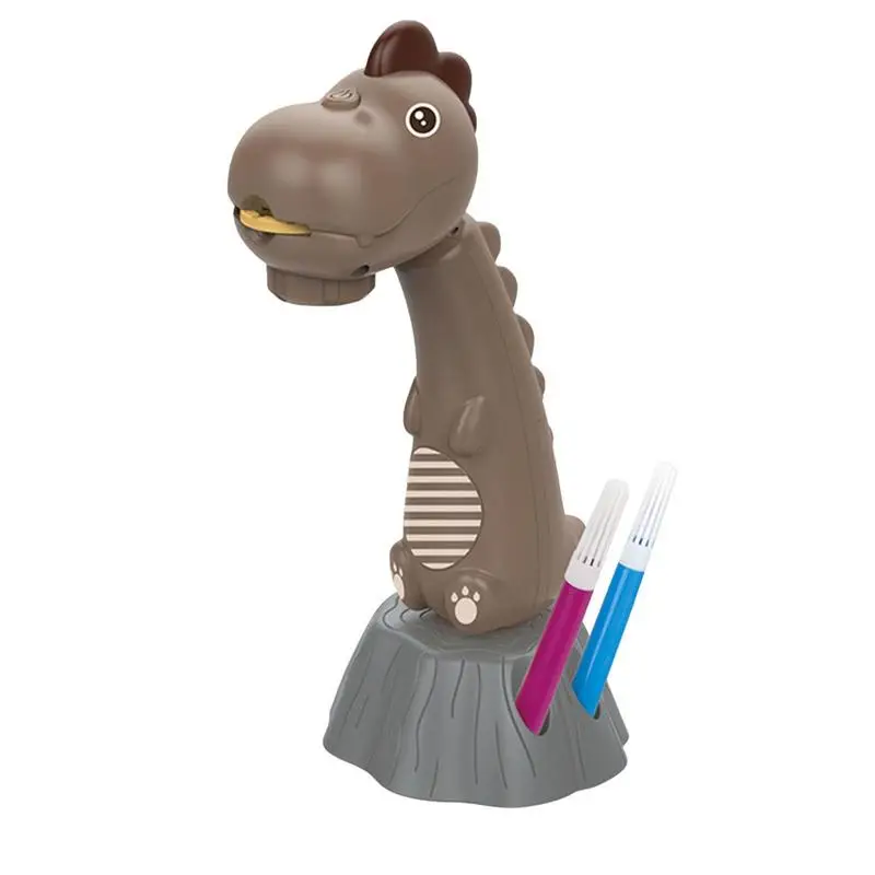 

Drawing Projector For Kids Cute Dinosaur Sketch Projector Painting Board Safe Multifunctional Kids Educational Toy To Enhance