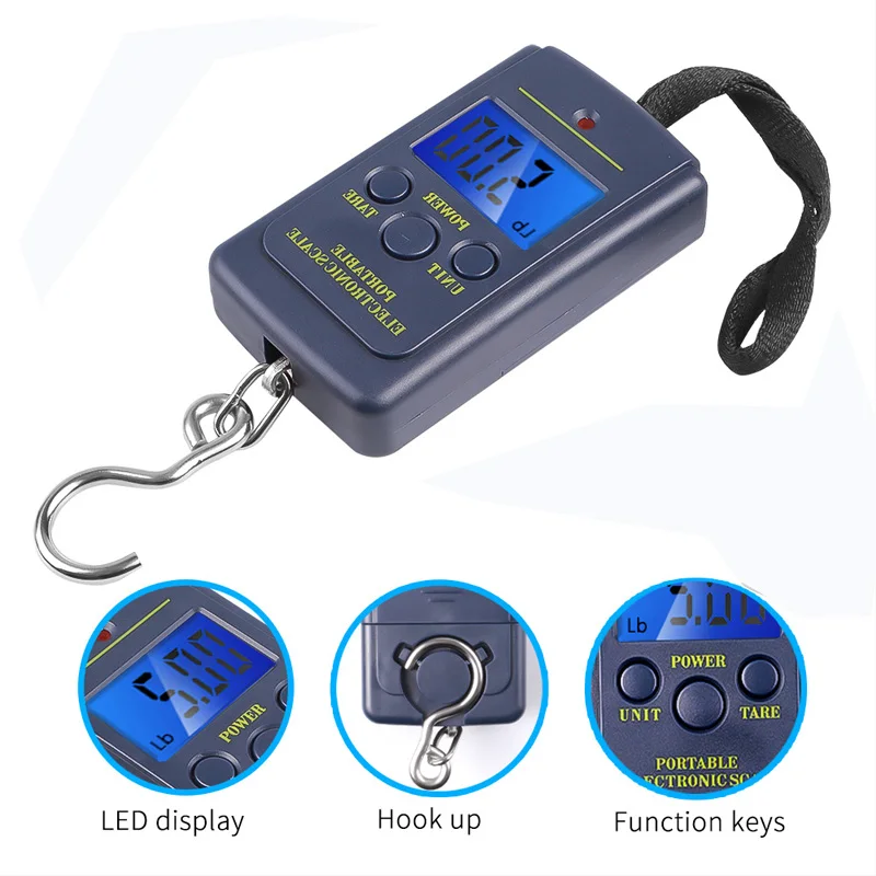 

Подвесные электронные весы kebidumei черного цвета