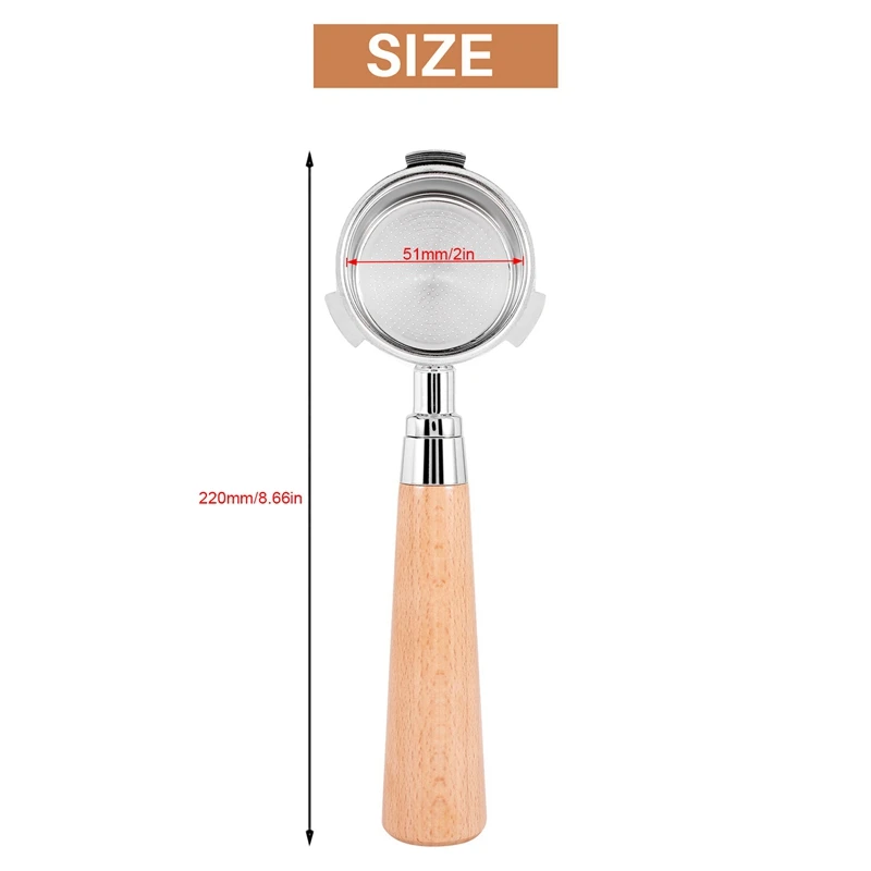 Портативный фильтр для кофе 4X фильтра Delonghi EC680/EC685 51 мм Сменный корзина аксессуары