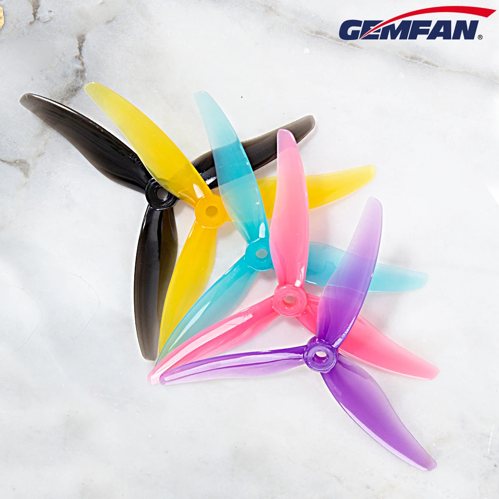

10Pairs(10CW+10CCW) Gemfan JB Hurricane 51477 5.1X3.7X3 3-Blade PC Propeller for RC FPV Freestyle 5inch Drones DIY Parts