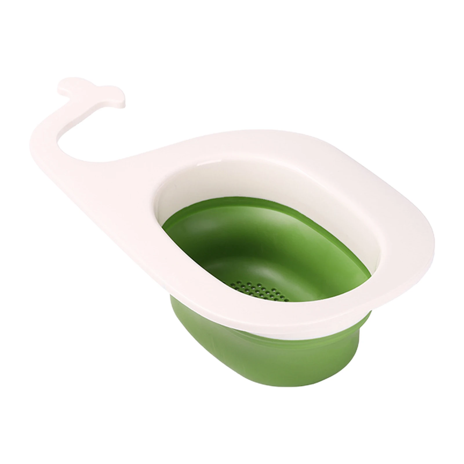 

Hanging Drainer Rack Hollow Foldable Sink Colander for Dishes