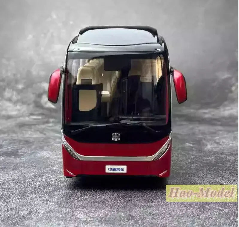 1:36 для автобуса Zhongtong H12 модель автомобиля из сплава литые под давлением