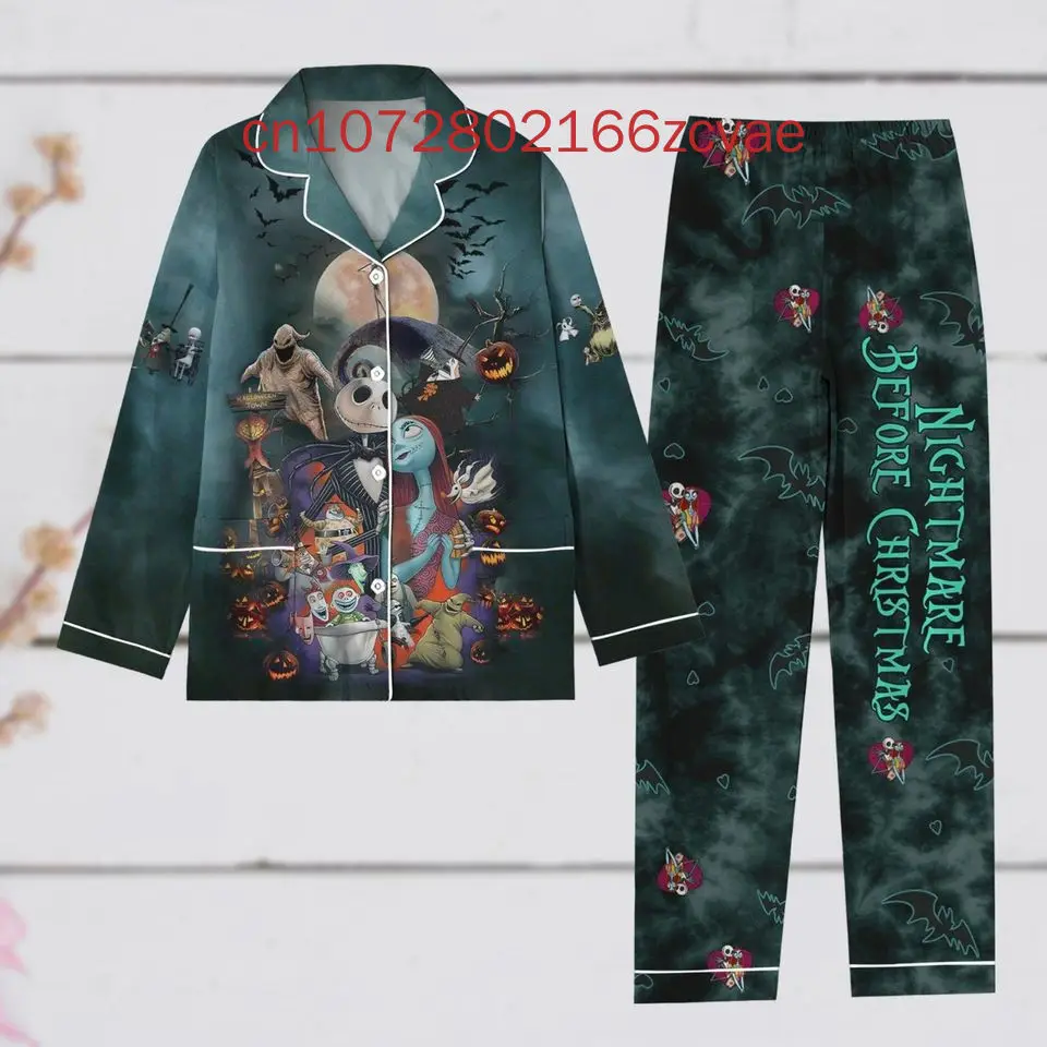 Осенние брюки с длинным рукавом Disney Рождество Салли комплект из двух предметов