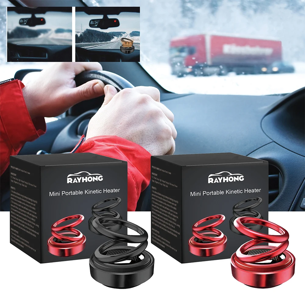 

Mini Car Heaters Windshield Defroster Kinetic Heater For Vehicles Mini Portable Kinetic Molecular Heater Auto Winter Accessories