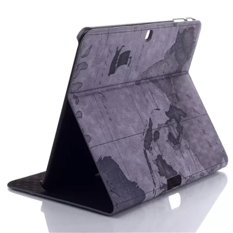 Магнитный умный чехол из искусственной кожи с картой мира для Samsung Galaxy Tab 4 10.1 T530 T531