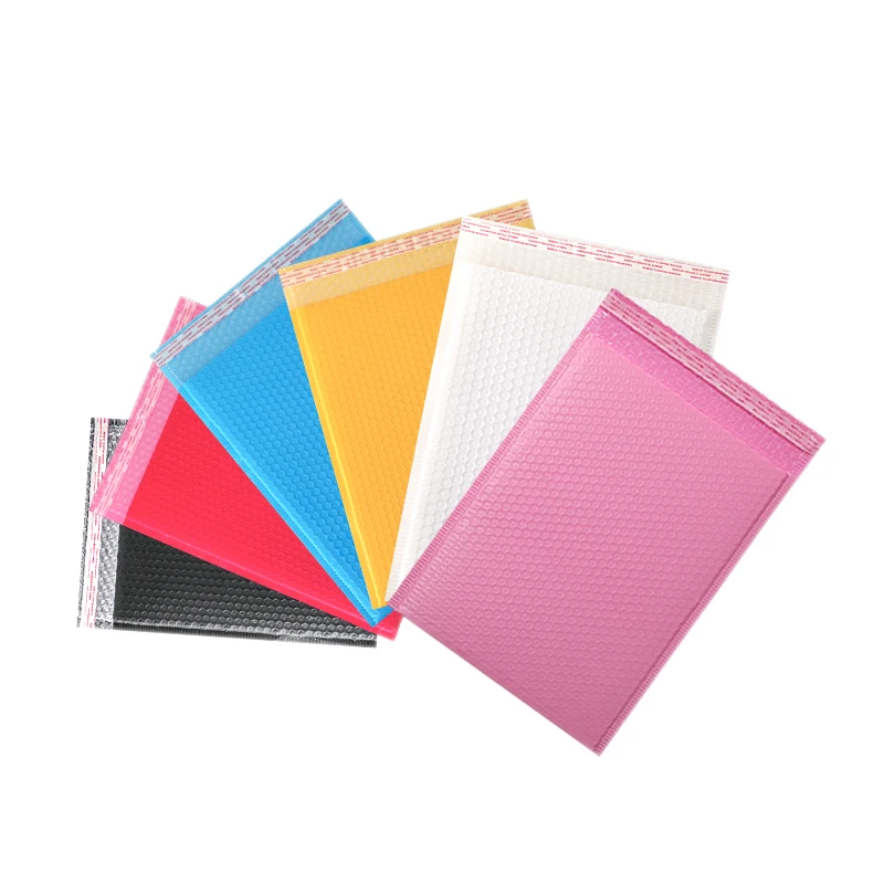 

10pcs Bubble Mailers Padded Envelopes Pearl film Gift Present Mail Envelope Bag For Book Magazine Lined Mailer Self Seal Pink