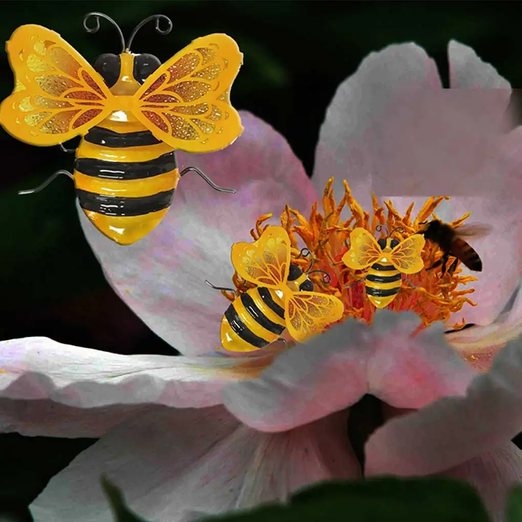 ulation Bee Настенный декор Портативное подвесное украшение Двор Орнамент