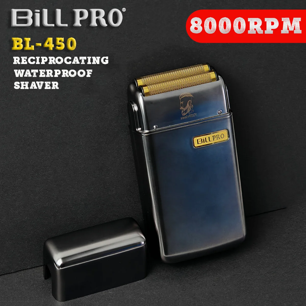 Профессиональная электрическая мини-бритва BiLL PRO BL450 8000 об./мин.