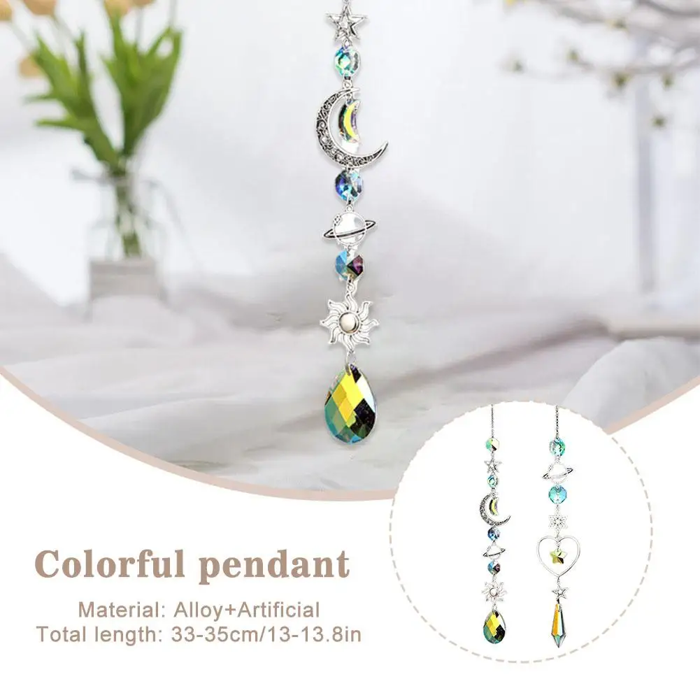 Красочная Хрустальная подвеска искусственная радуга винтажное украшение от