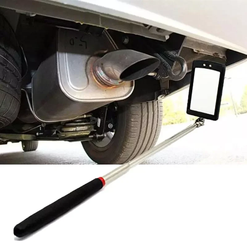 

Inspection Telescoping Mirror LED Lamp Endoscope 360° Rotation Retractable Lighted Tool For Mechanic Home Inspector