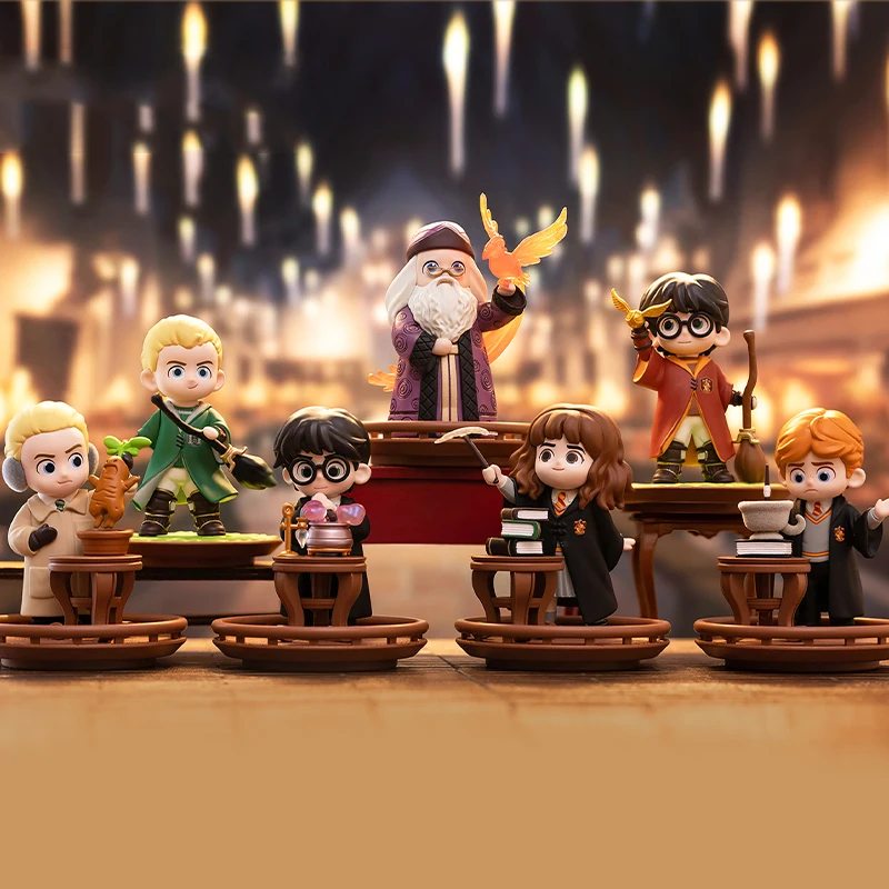 

Originele Bandai Movie Series Hogwarts Hermione Jean Granger Harry Cartoon Anime Figure Potter Q Version Model Periphery Toy