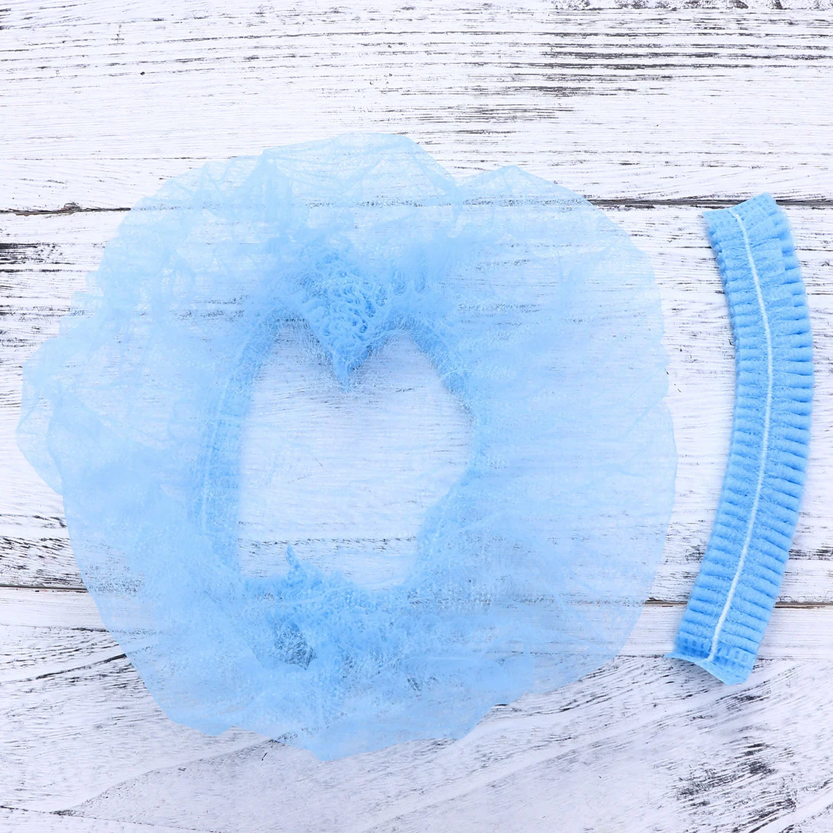 

Одноразовая шапочка для душа, водонепроницаемая эластичная сетка для ванны с волосами, тканая Нетканая плотная прозрачная пластиковая Шва...