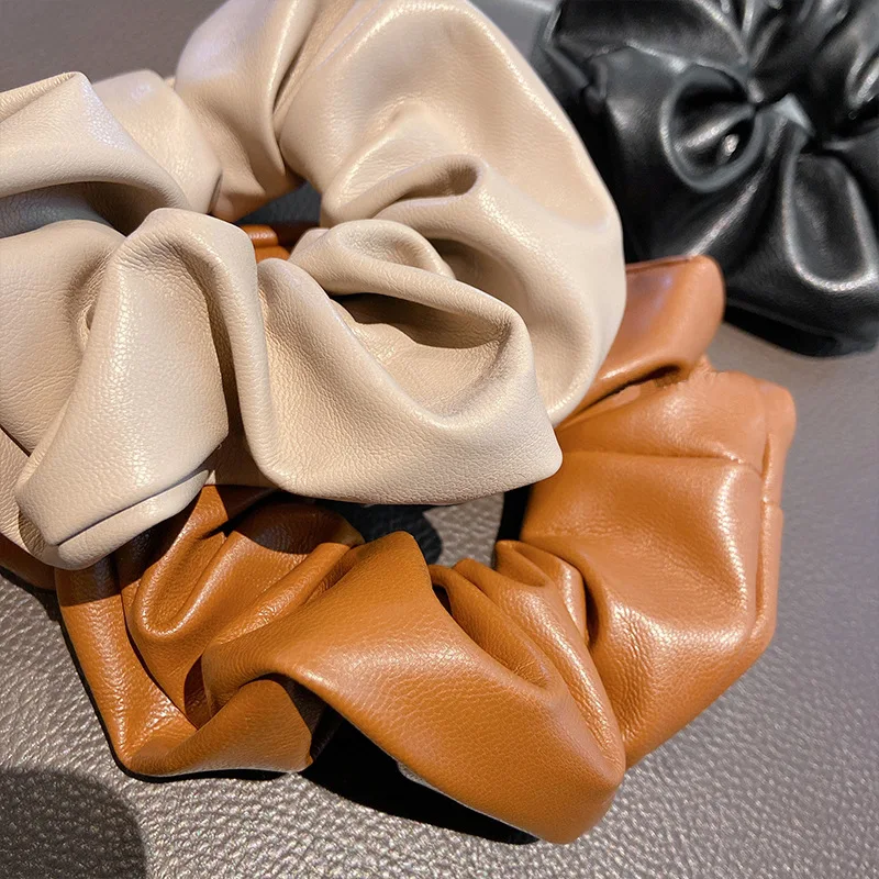 

New leather hair ring large intestine hair ring hair accessories rope headwear gift