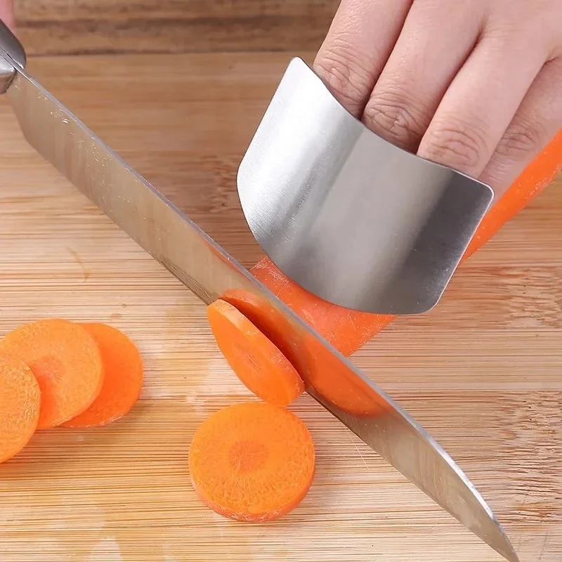 

Stainless Steel Multi-purpose Anti-cut Hand Finger Protector Finger Protector Vegetable Cutting Hand Protector Kitchen Gadget