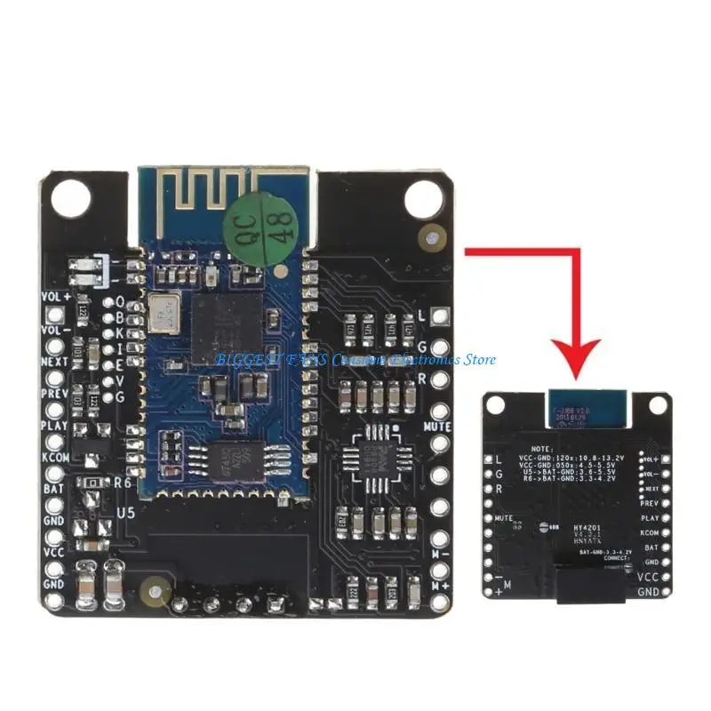 Фото Bluetooth-совместимая плата усилителя мощности 4,0 CSR8645 APT-X, музыкальный Hi-Fi-приемник без потерь для автомобильного №1