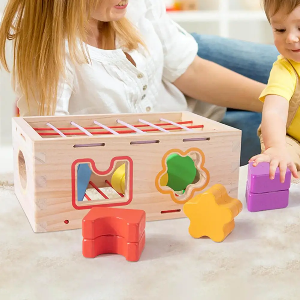 

1 Set Puzzle Block Toy Early-learning Broken-proof Safe Exercise Hand-on Ability Grab Block Toy Preschool Accessories