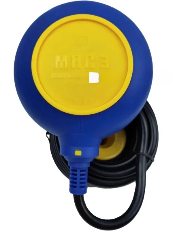 Фото Совершенно новый MAC3 KEY-3M/5M/10M поплавковый переключатель уровня воды контроллер уровня воды поплавковый переключатель водяной башни №1