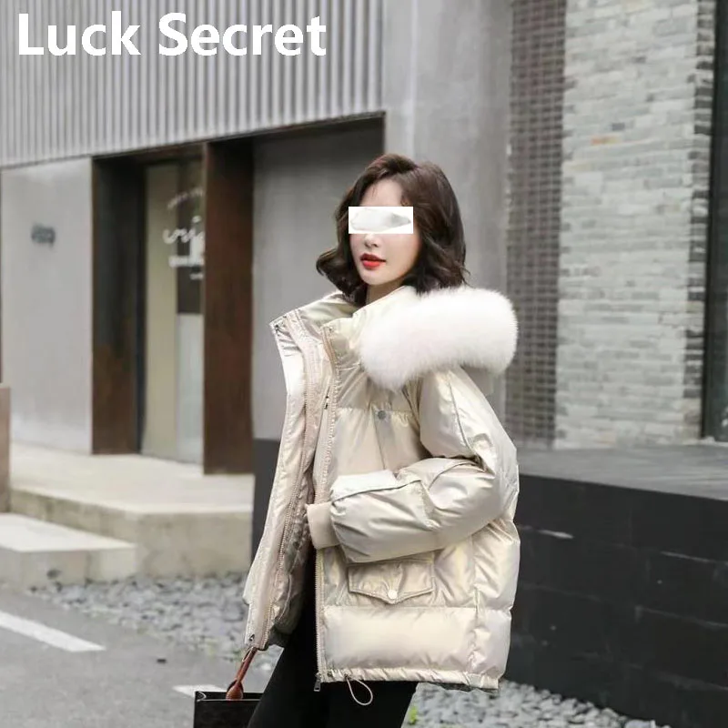 Winter 2022 short down cotton jacket ladies new style small temperament cotton-padded jacket thickened Korean version jacket