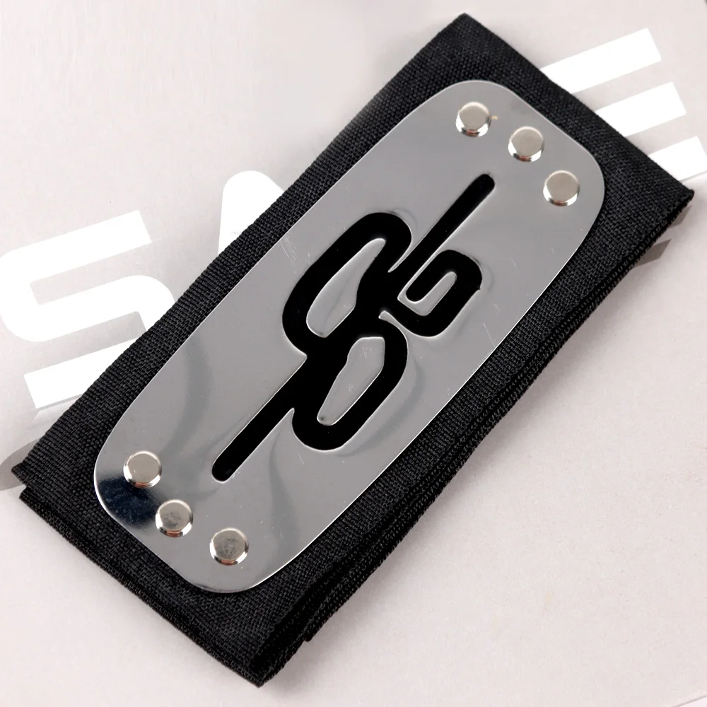 Повязка на голову аниме для косплея Акацуки головной убор из искусственной кожи