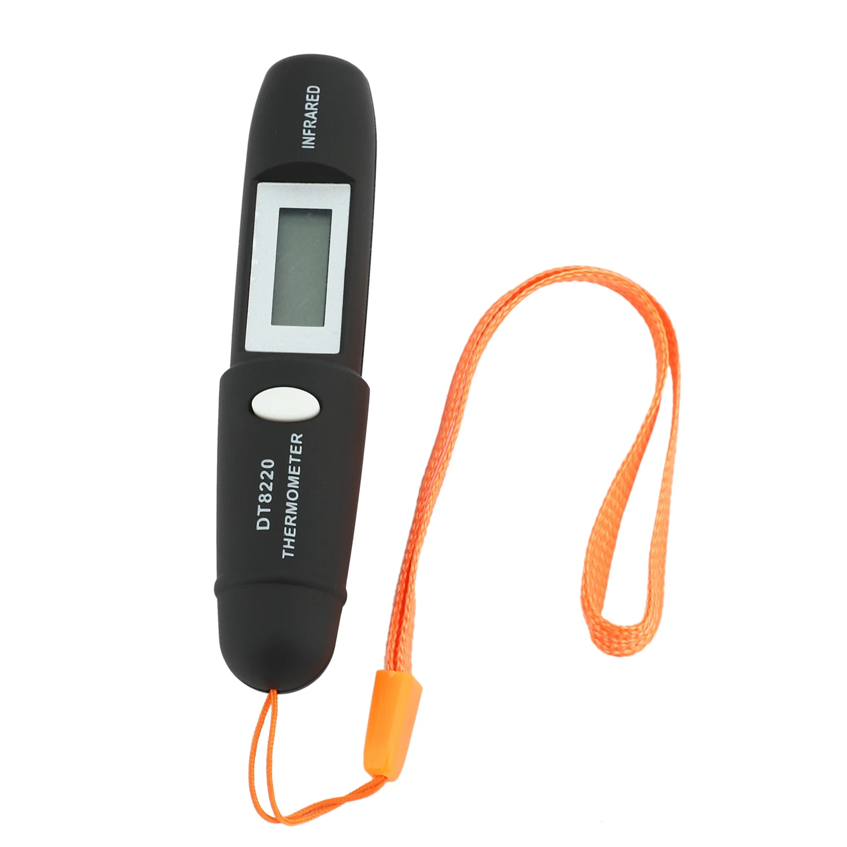 

Бесконтактный Инфракрасный мини-термометр, ИК-термометр с цифровым ЖК-дисплеем, инфракрасный термометр DT8220, черный