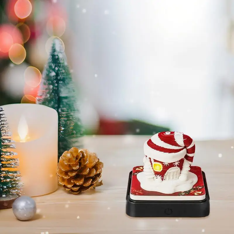 3D-календарь с резьбой на 2025 год художественный бумажный календарь блокнот