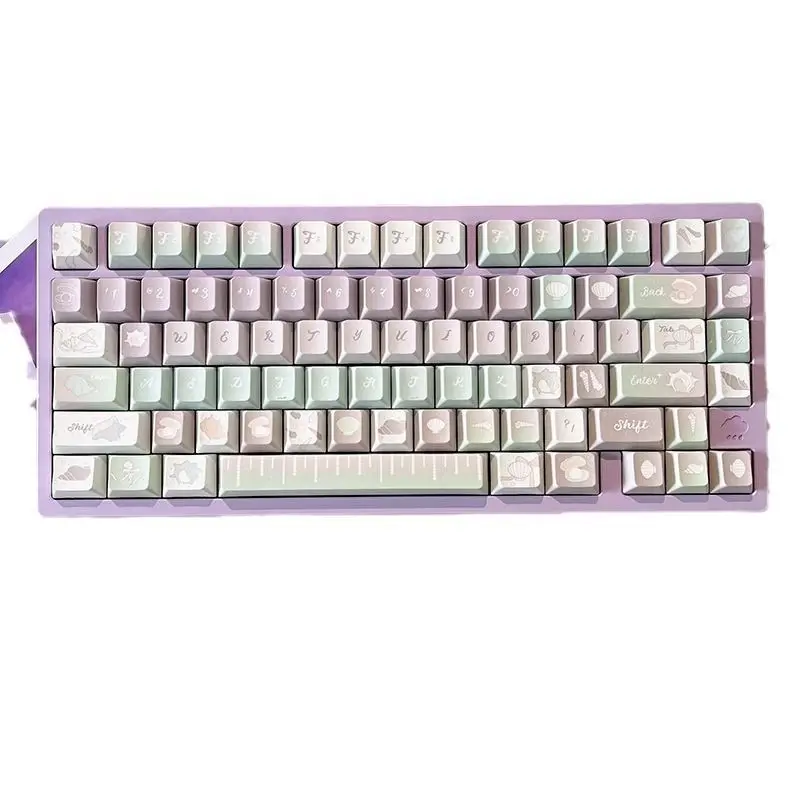Оригинальные фиолетовые колпачки для механической клавиатуры из ПБТ с