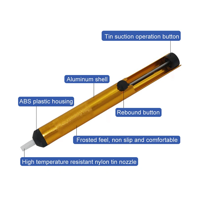 Насос для демонтажа олова износостойкое цельноалюминиевое приспособление с