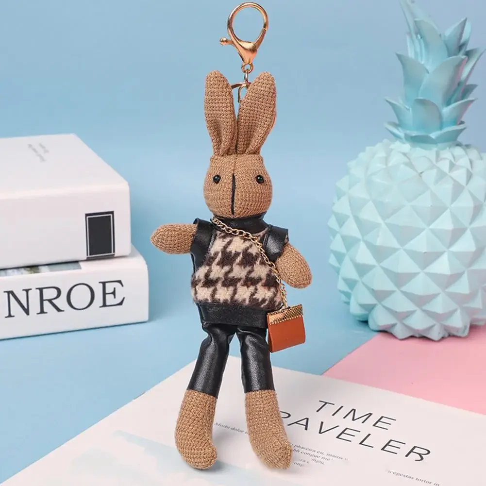 

19 см милый Пасхальный кролик плюшевый кулон Детская плюшевая игрушка брелок кукла школьная сумка маленькая подвеска мягкая игрушка