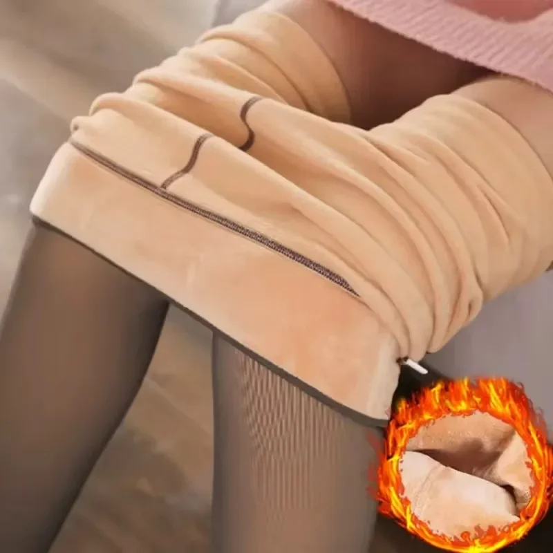 Женские флисовые колготки