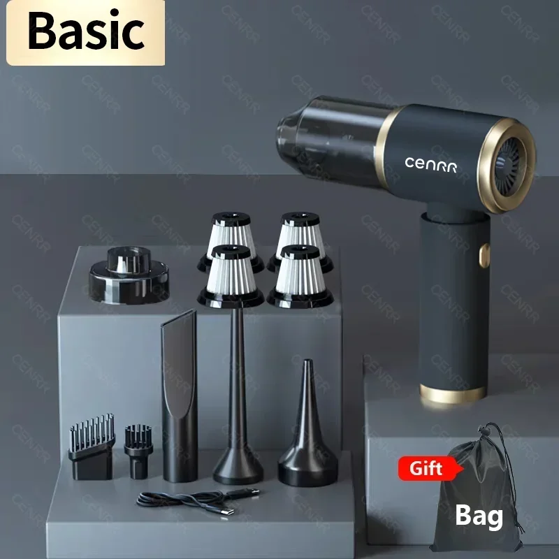 

CENRR 210000 PA Автомобильный пылесос Мини Мощный ручной беспроводной бытовой прибор для воздуходувки Портативный пылесос