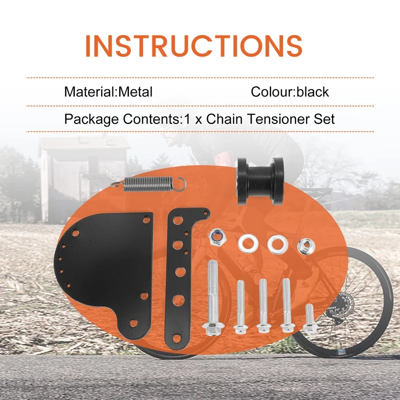 Натяжитель цепи для моторизованного велосипеда подпружиненный натяжитель