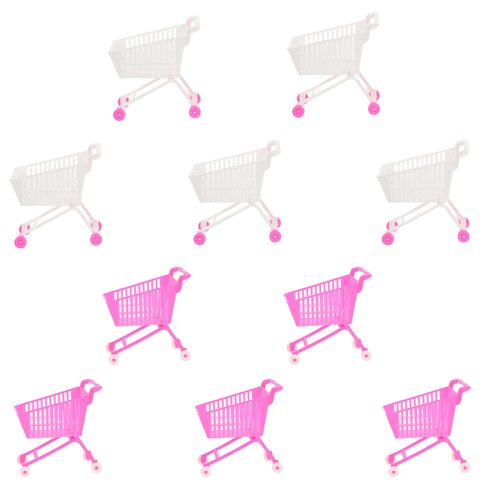 

10pcs Attractive Simulation Mini Shopping Cart Kids for Kid Dorm Home
