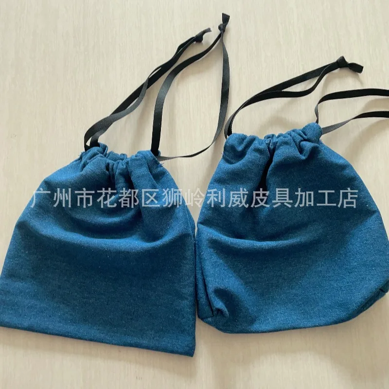 Фото Горячая новинка: Модная джинсовая сумка OSAMU GOODS с вышивкой, милым мультяшным рисунком, для отдыха, женская, подарок на день рождения №4