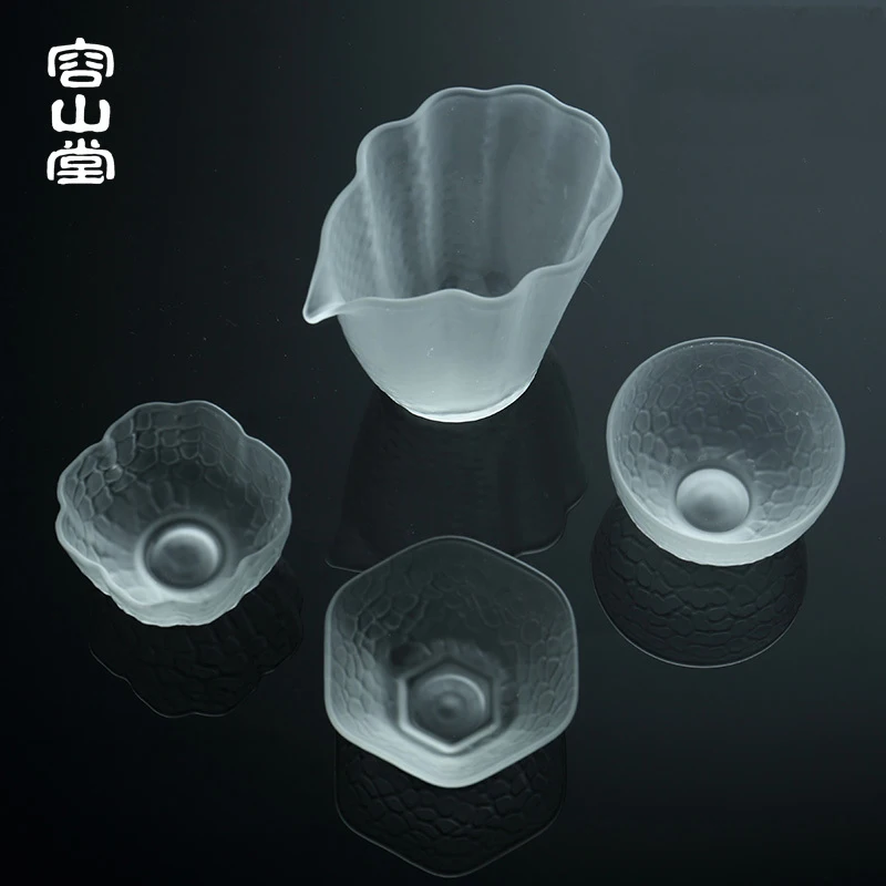 

Moonlight Glass Tea Cup Heat-Resistant Transparent Tea Cup Master Cup Single Cup Pitcher Kung Fu Tea Set