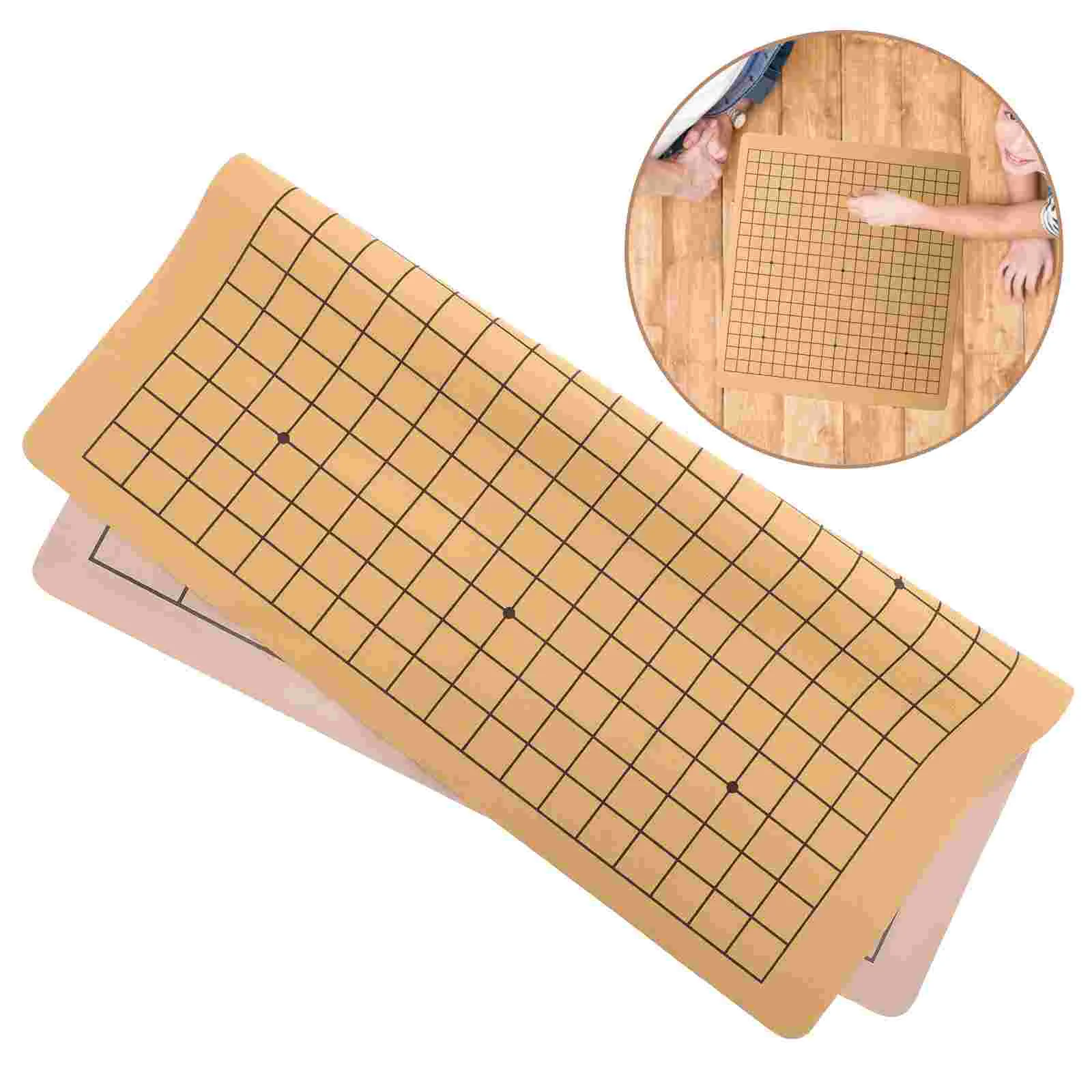 Шахматная доска для взрослых китайская двусторонняя бархатная студенческая