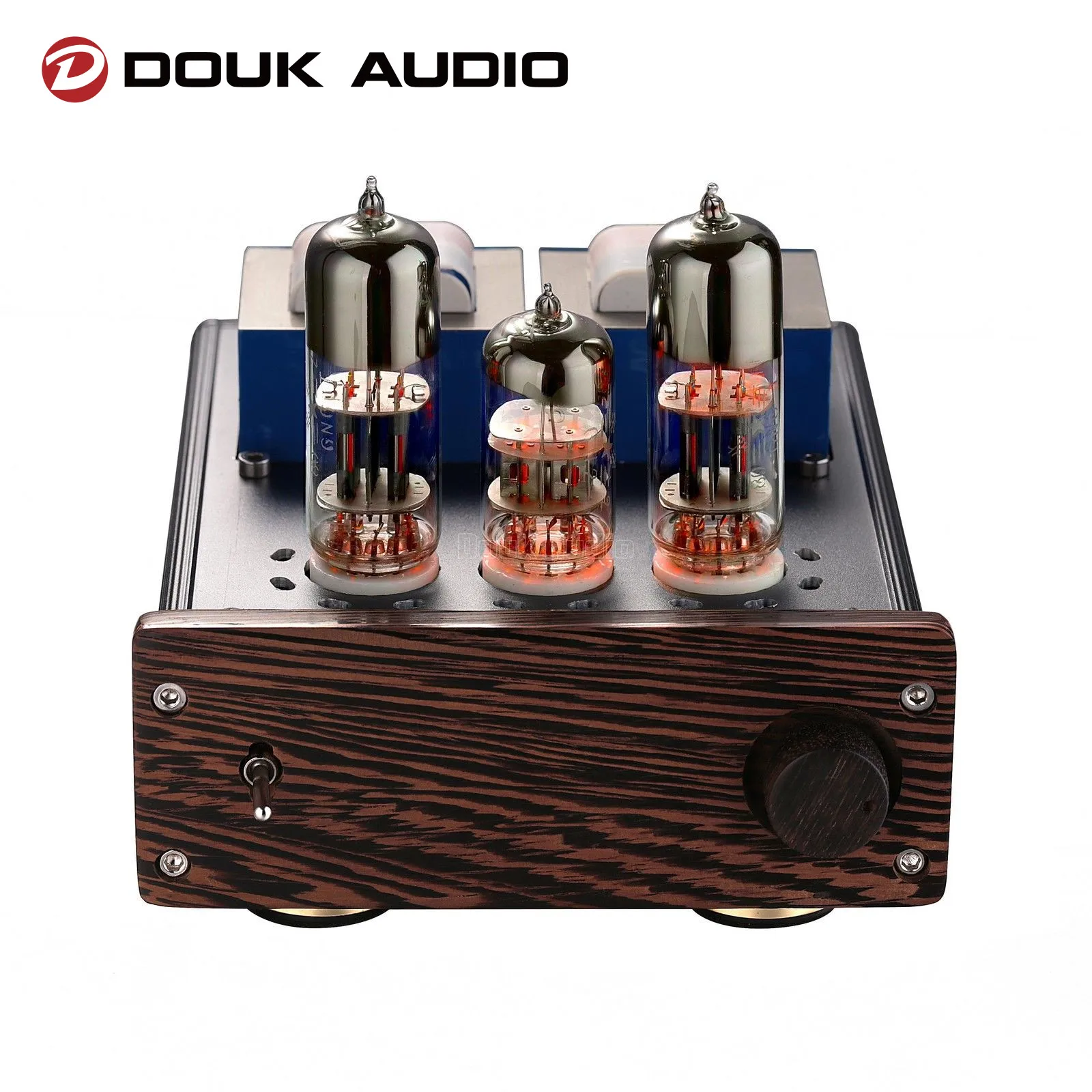 

Douk Audio Mini 6N6+6N2 Vacuum Tube Amplifier HiFi SEPP Class AB Desktop Power Amp