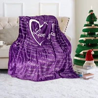 christmas blanket gifts for women 100 languages i love you super soft blanket lovinginspiring warm blanket for valentines day