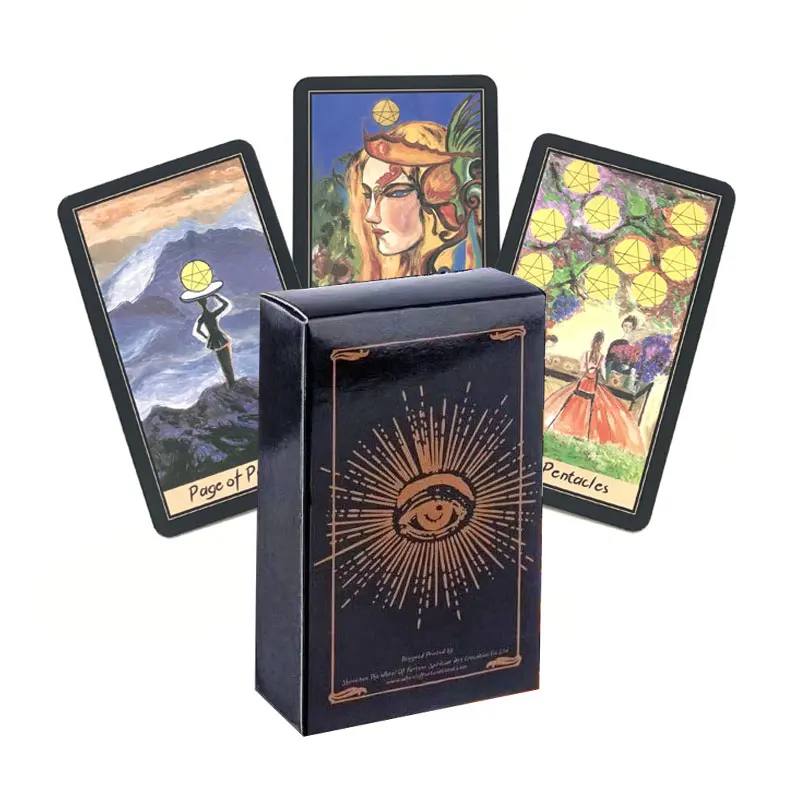 

New English Tarot Leisure entertainment Fate Chess Cards Game Tarot Wheel Fortune Tarot Cards Is Worth Having