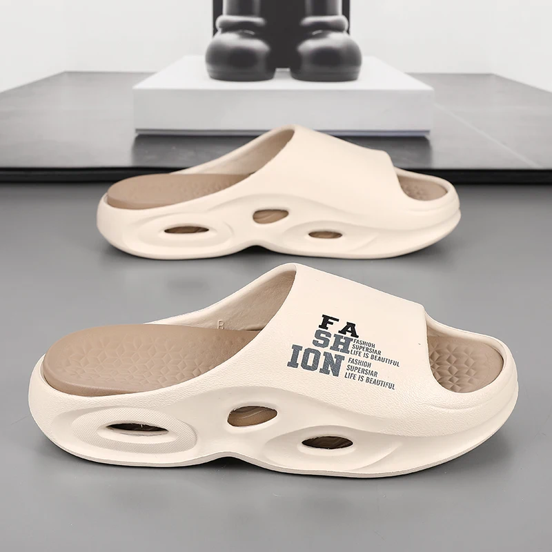 Мужские сандалии с мягкой подошвой летние босоножки для улицы и дома Пляжная